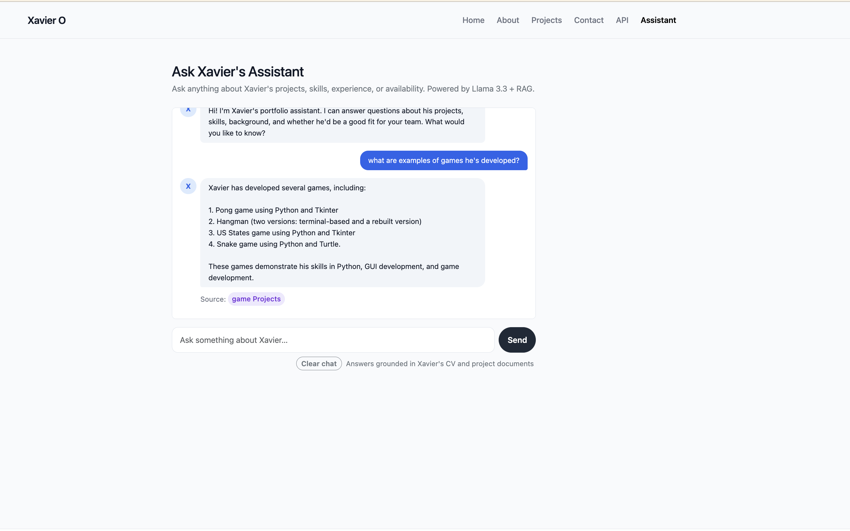 AI Portfolio Assistant screenshot 5