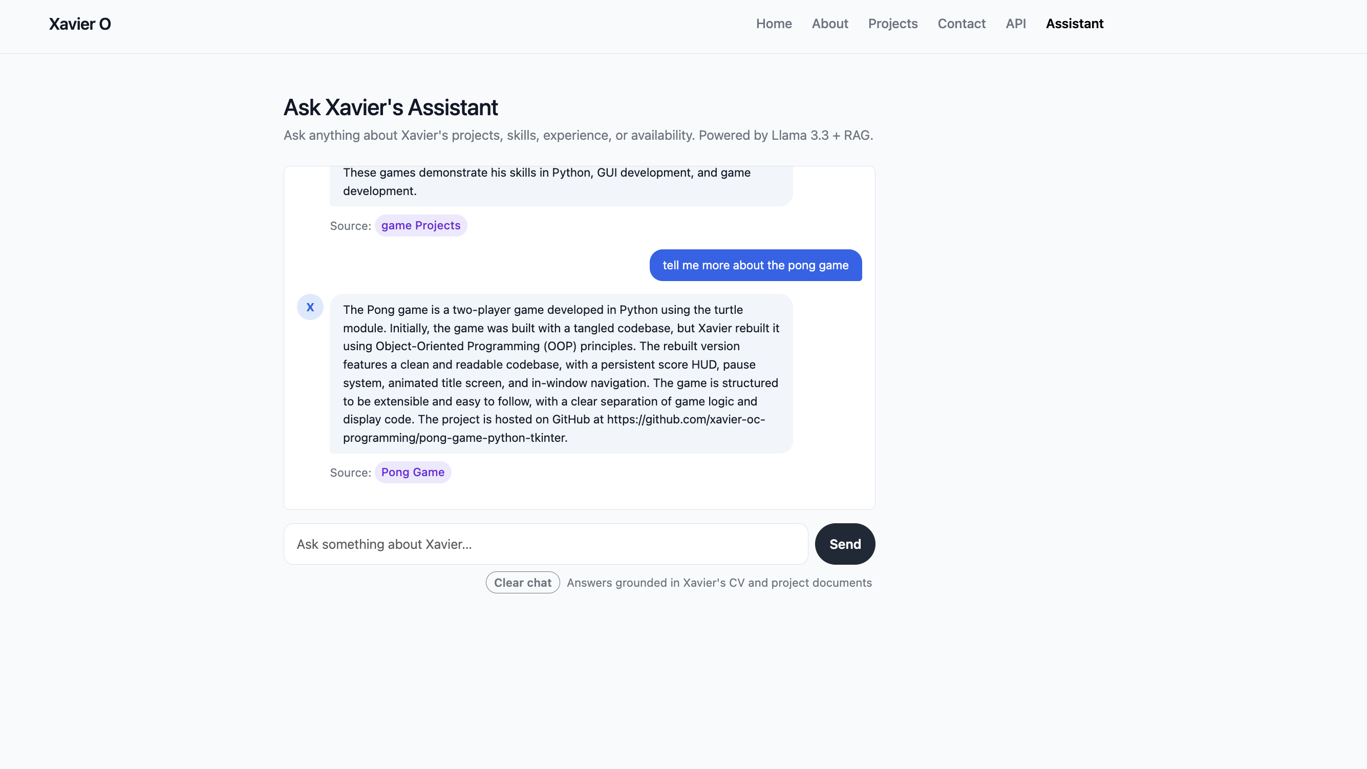 AI Portfolio Assistant screenshot 6