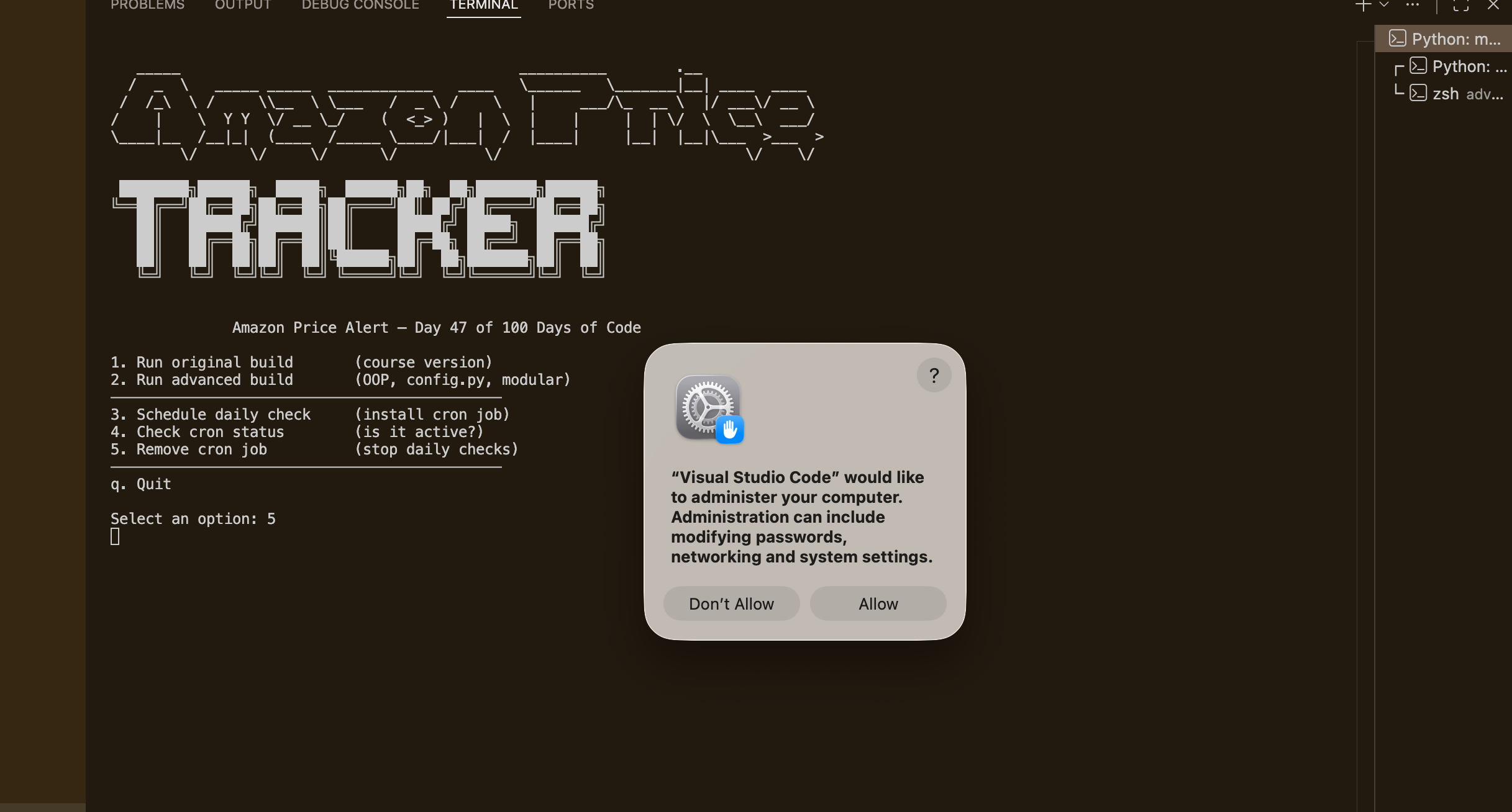 Amazon Price Tracker Automation screenshot 4