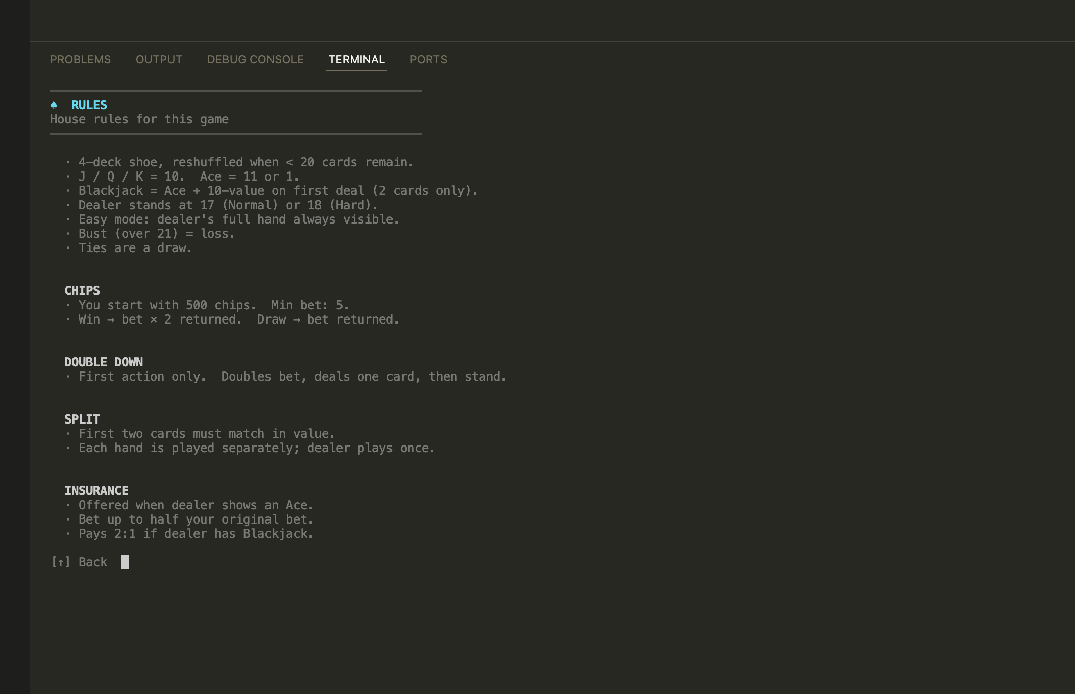 Blackjack screenshot 3
