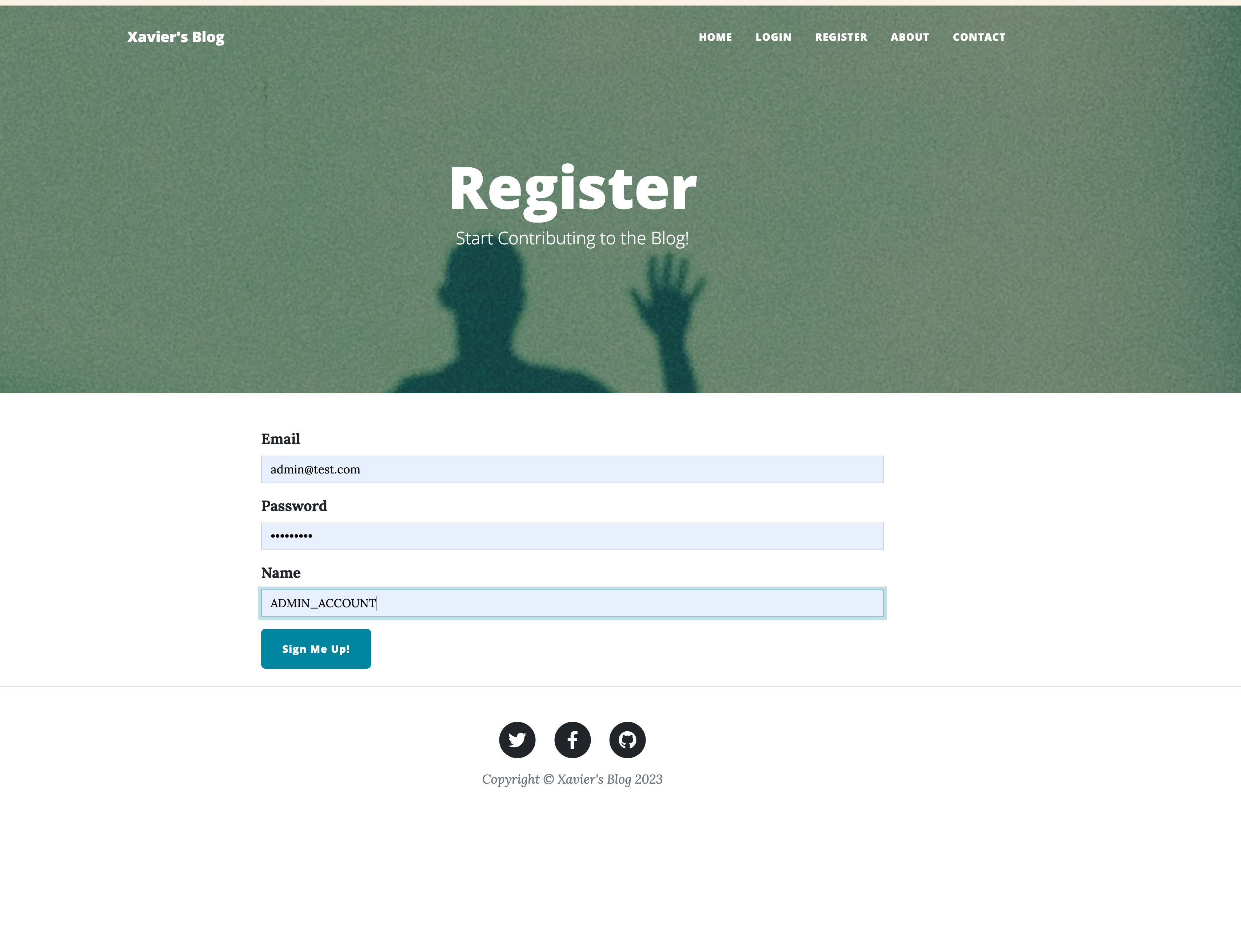 Xavier's Blog screenshot 3