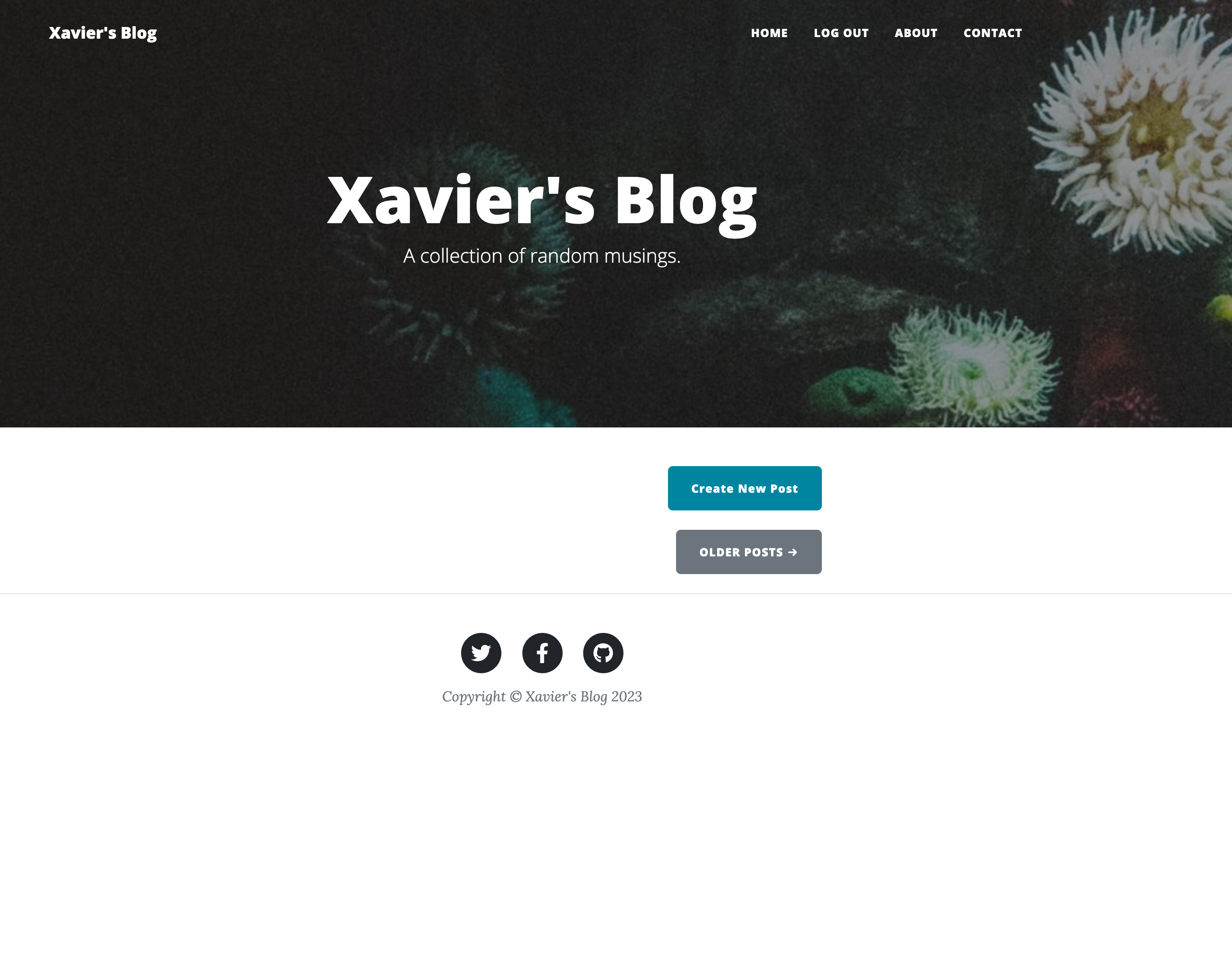 Xavier's Blog screenshot 4