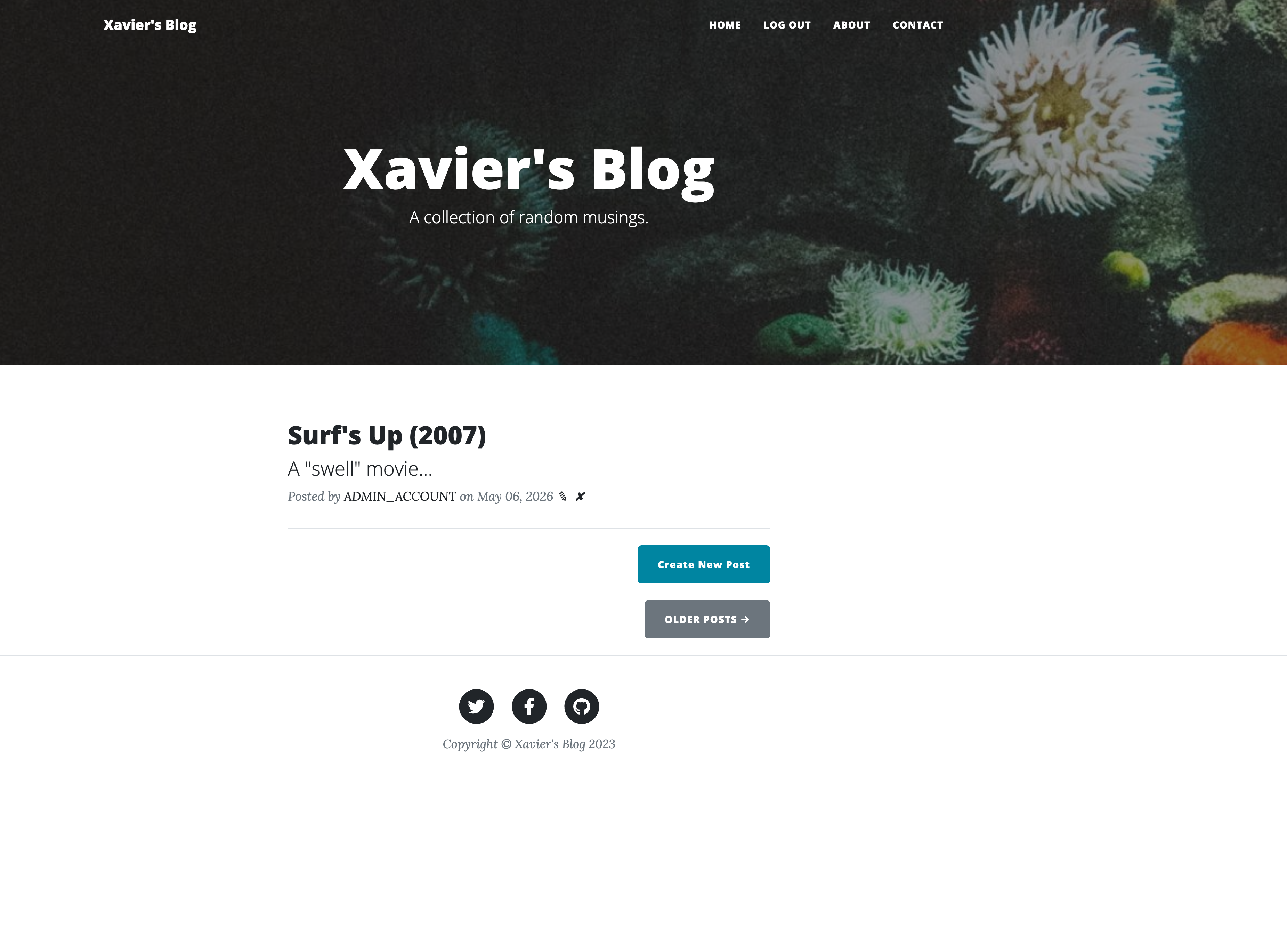 Xavier's Blog screenshot 6
