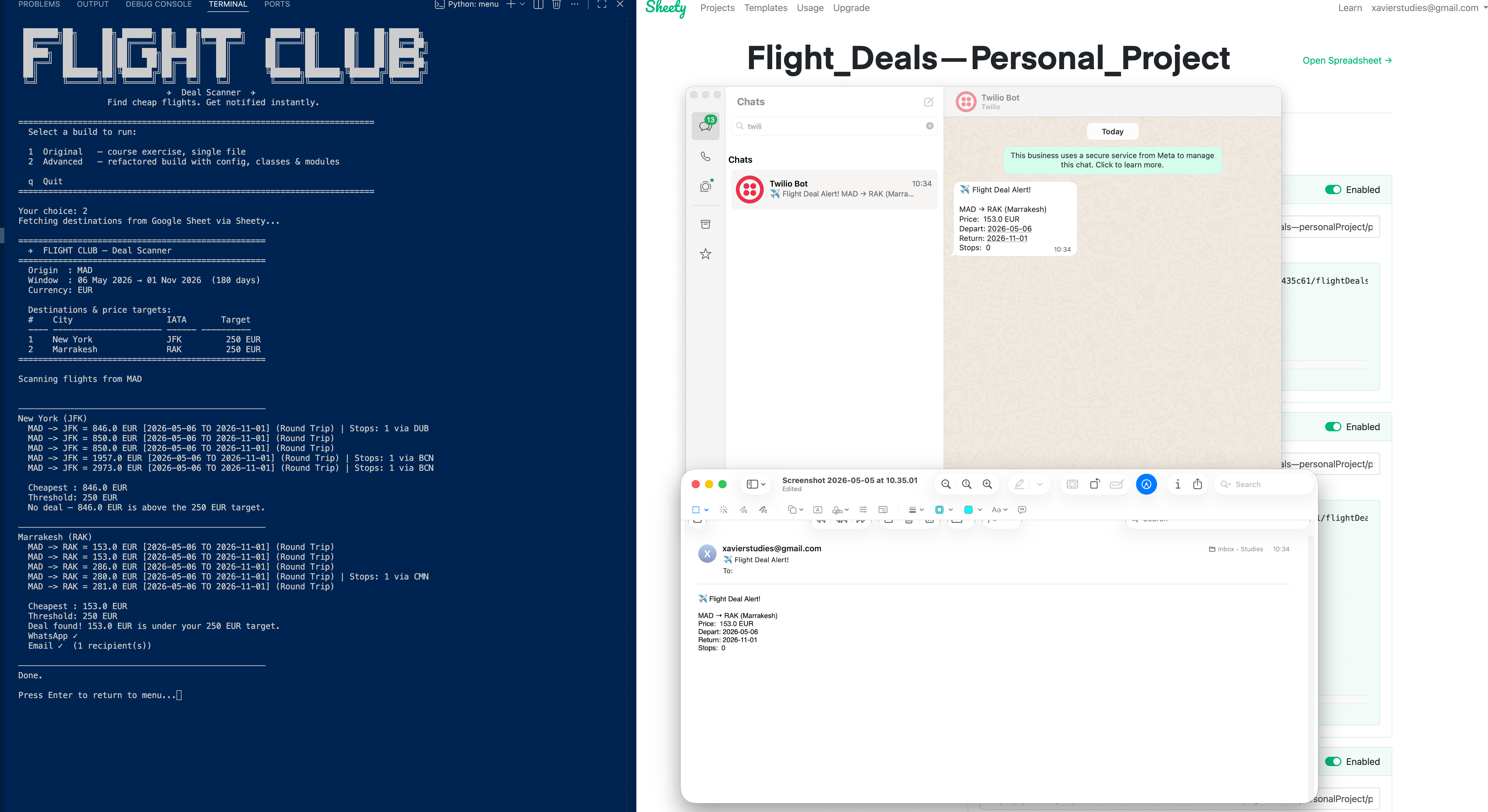 Flight Club screenshot 2