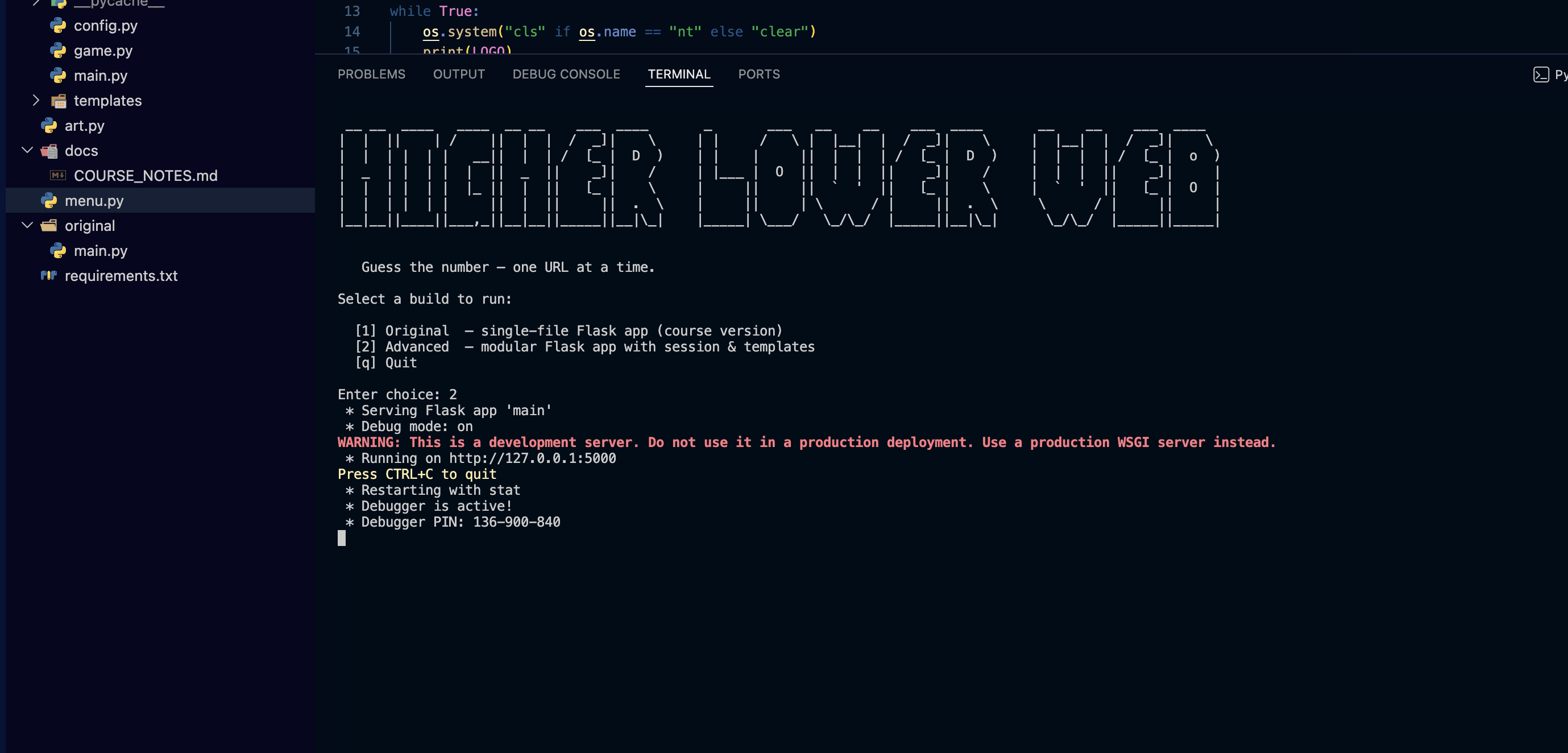 Higher / Lower Web Game screenshot 2