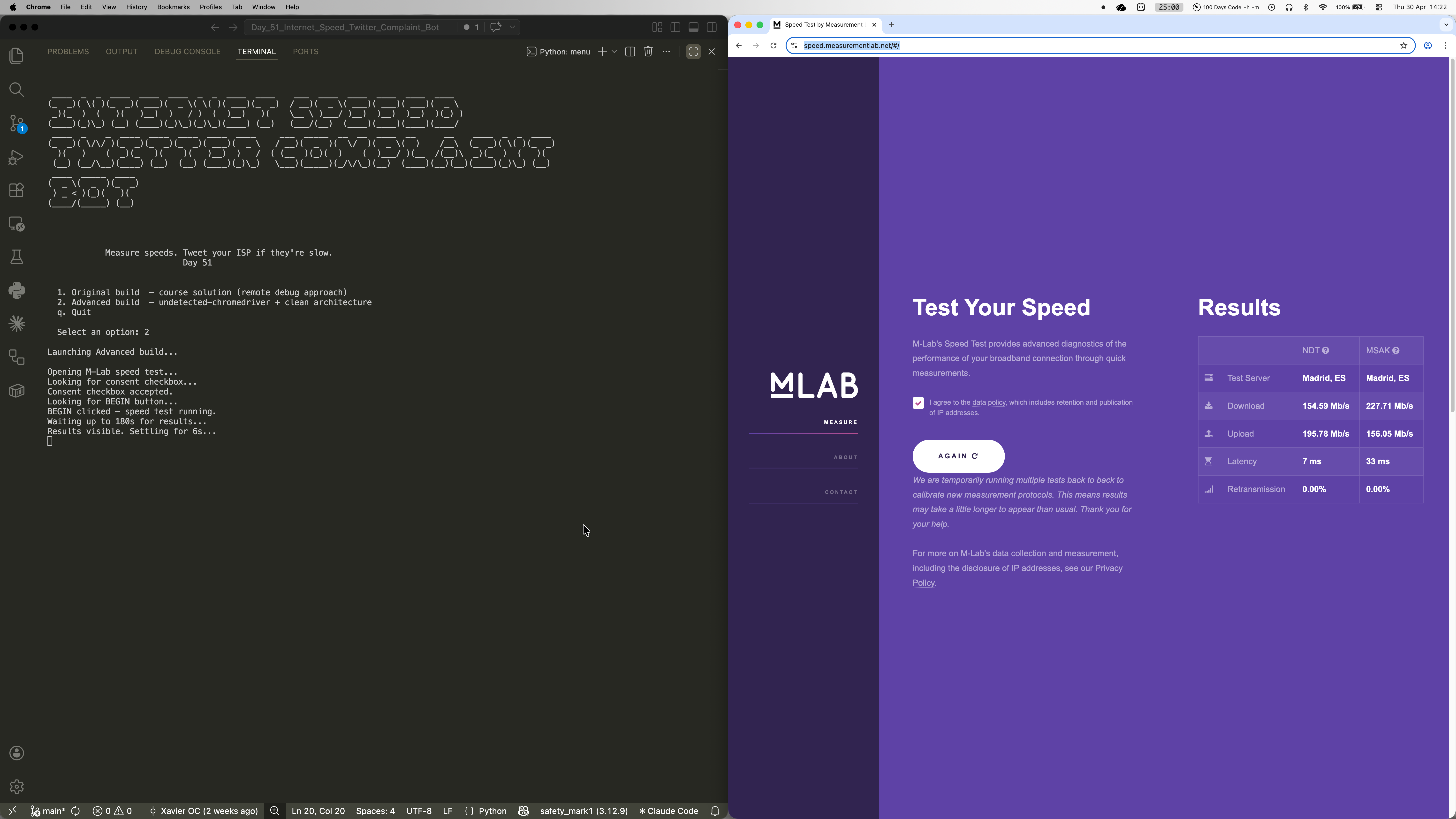 Internet Speed Twitter Complaint Bot screenshot 5