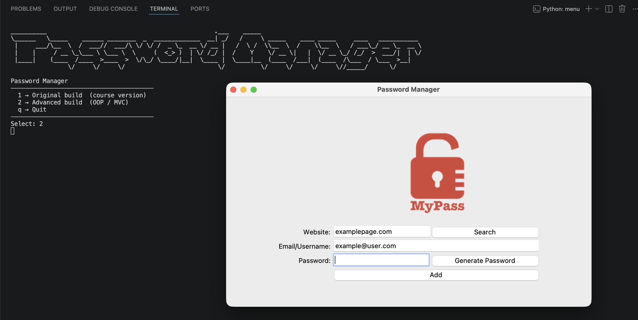 Password Manager screenshot 1