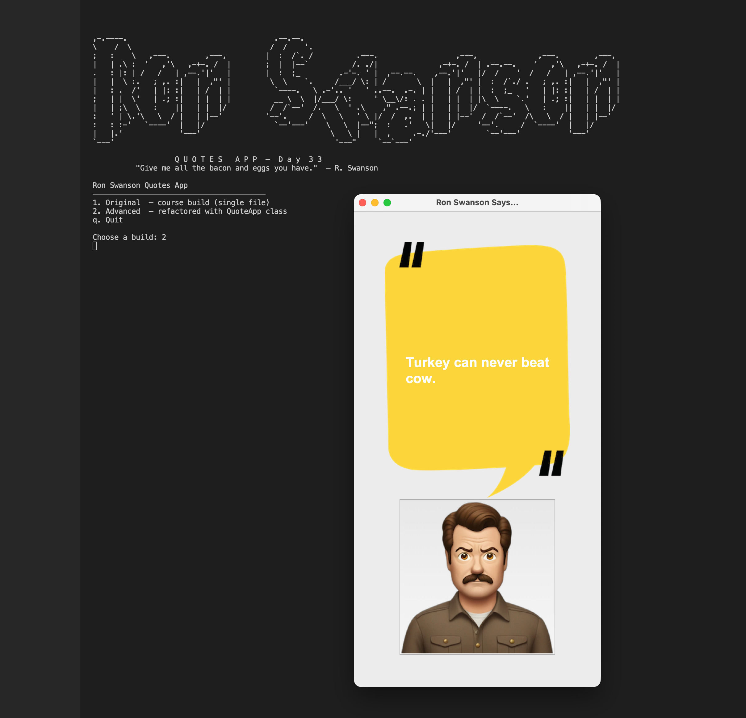Ron Swanson Quotes App screenshot 4
