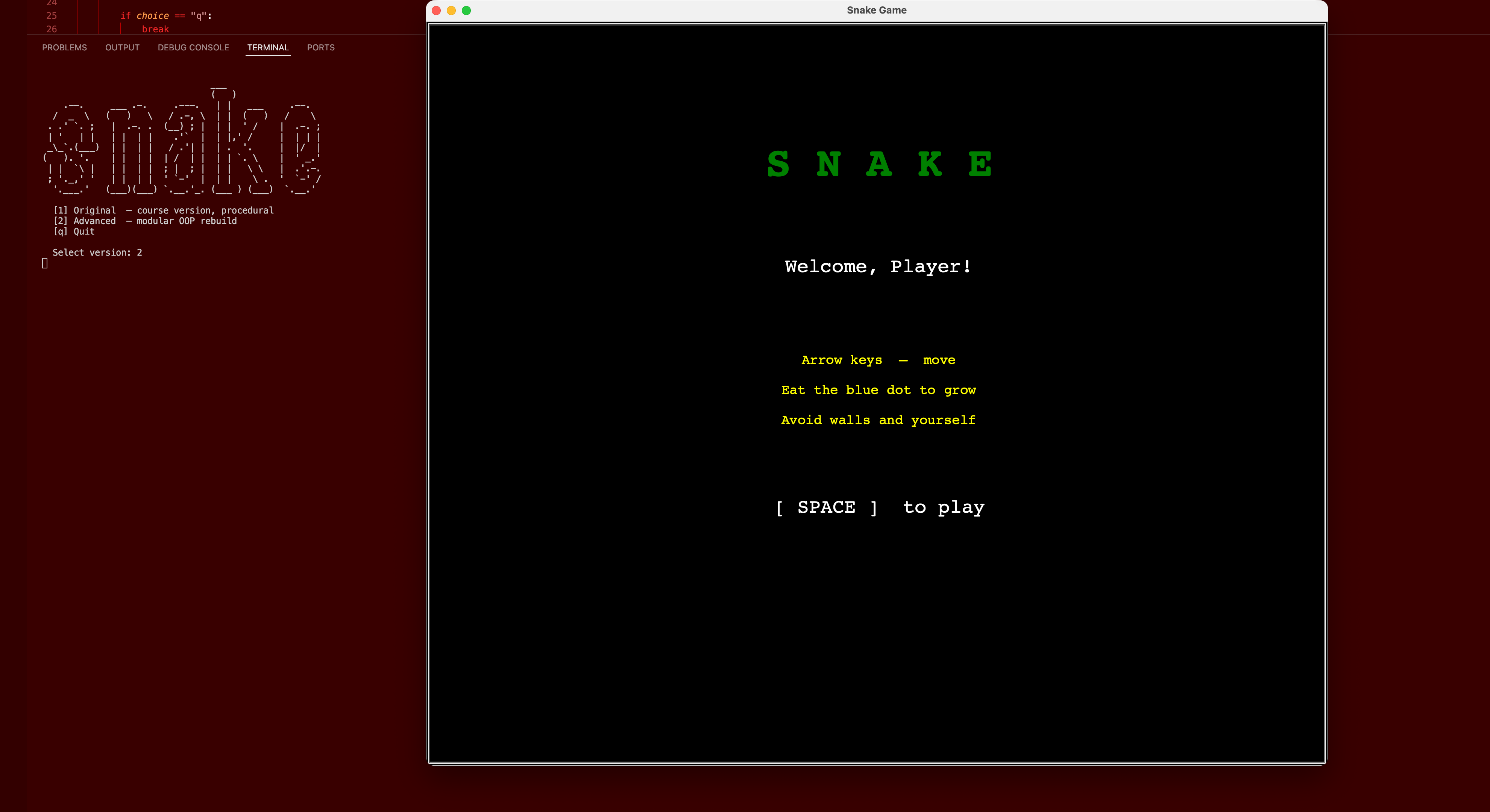 Snake Game screenshot 2