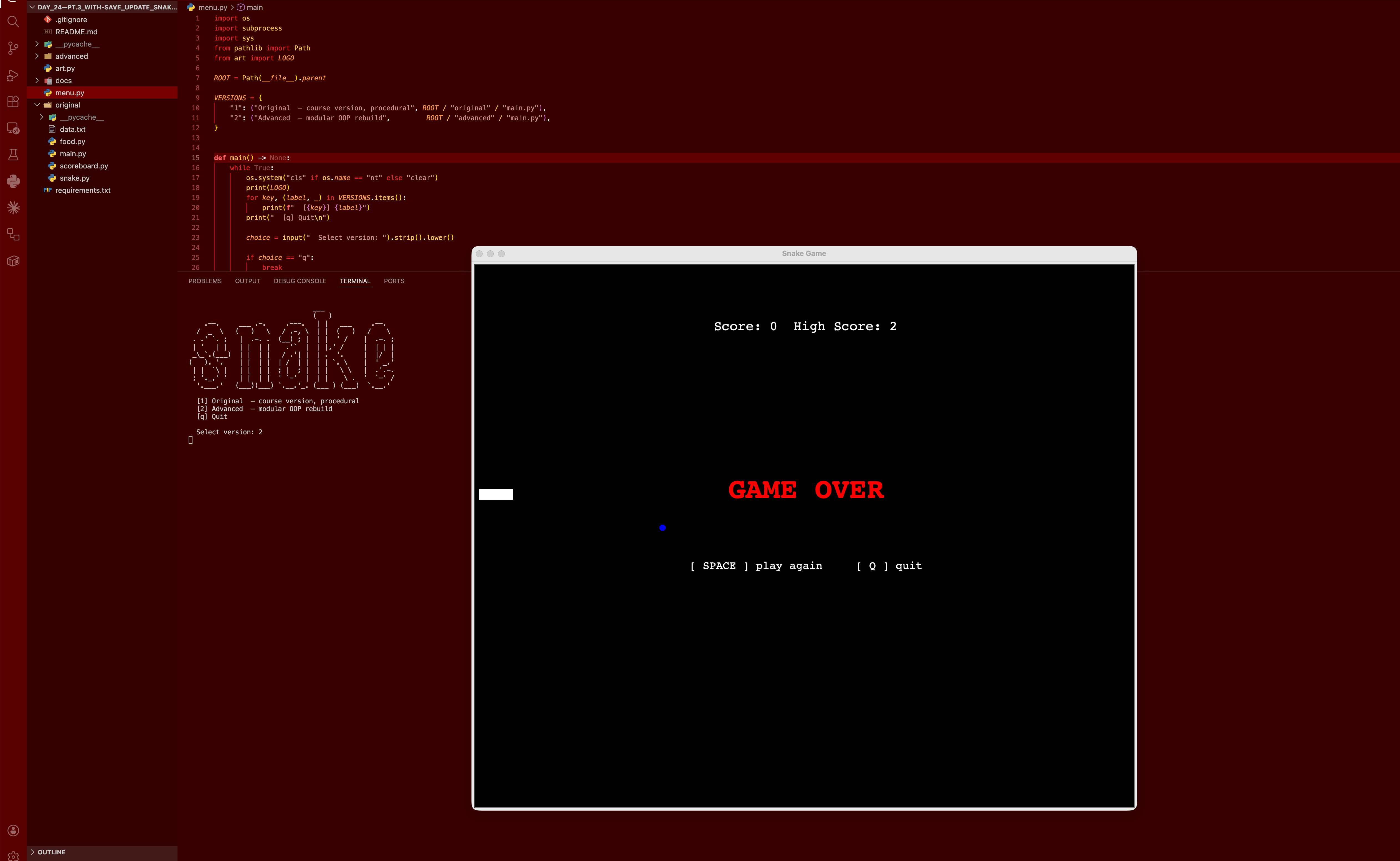 Snake Game screenshot 4