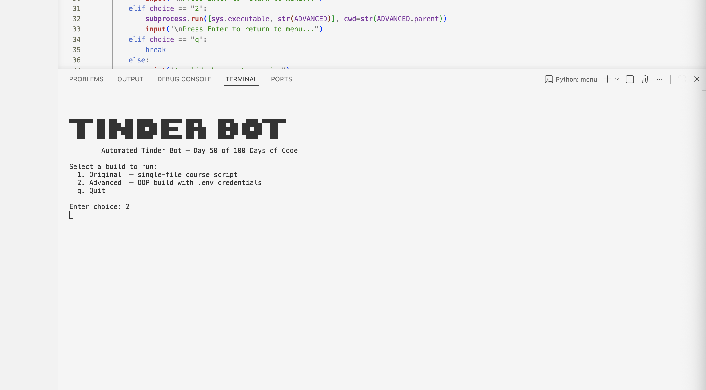 Tinder Bot Automation screenshot 1