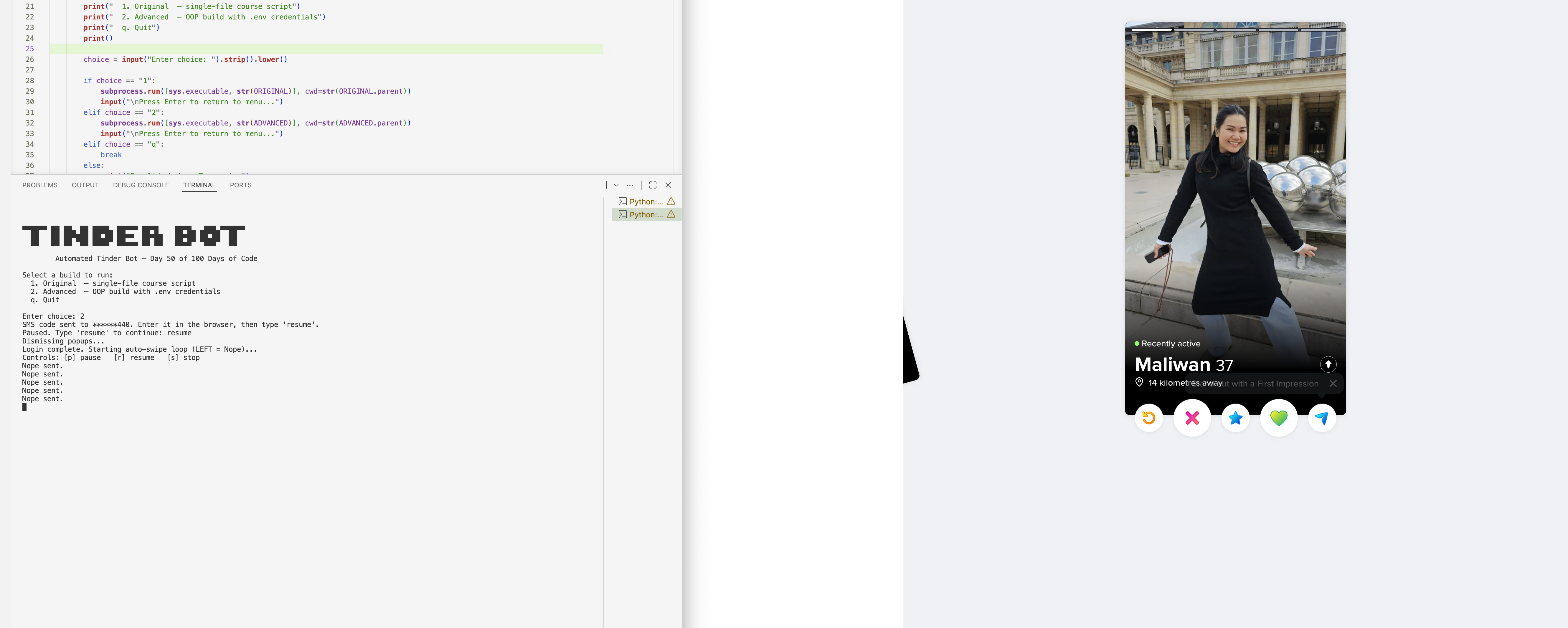 Tinder Bot Automation screenshot 6