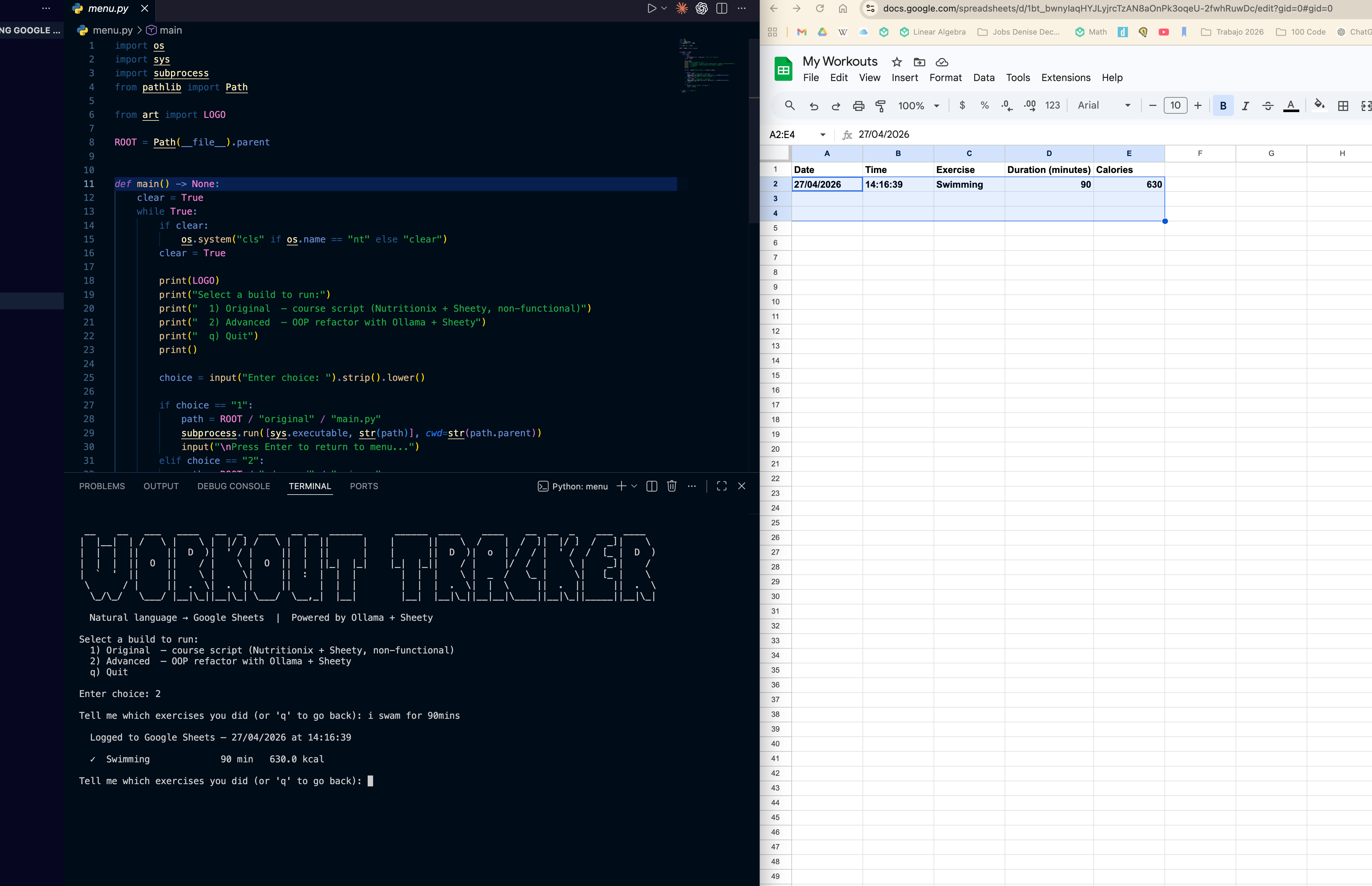 Workout Tracker screenshot 2
