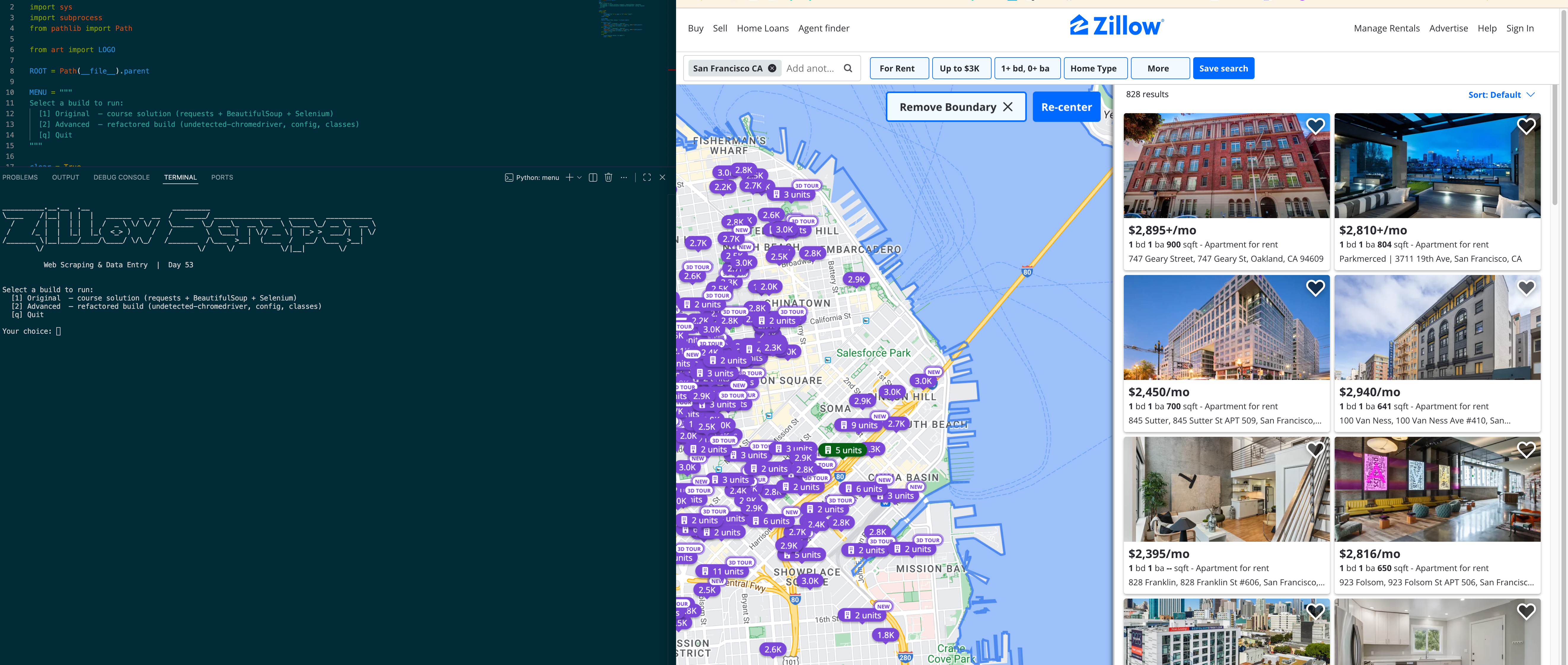 Zillow Web Scraper & Form Bot screenshot 2